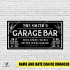 Beer Always Tastes Better In The Garage Personalized Funny Metal Sign, Garage Bar Steel Art For Dad Metal Sign