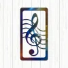 G-clef Rectagle Metal Art, Plasma Cut Gift For Musician