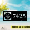 Customized Address Sand Dollar Beach Metal Sign, Sand Dollar Welded Artwork For Her