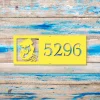 Personalized Address Mermaid Beach Metal Wall Art Design, Mermaid Metallic Wall Hanging