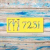 Customized Address Flip-flops Beach Metal Wall Decor, Flip Flop Coast Cut Decoration