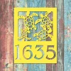 Personalized Address Turtle Family Metal Sign, Turtles Beach Laser Cut Accent