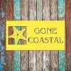 Customized Gone Coastal Starfish Funny Metal Art, Gone Coastal Starfish Welded Porch Decoration