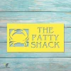 Customized The Patty Shack Funny Crab Metal Wall Decoration, The Patty Shack Large Sign