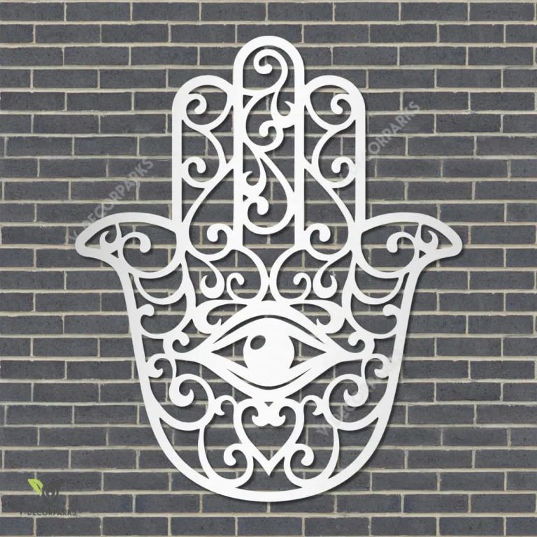 Hamsa Hand, Hamesh Hand, Chamsa, Khamsa Metal Art, Hamsa Hand Housewarming Steel Decor, Gift