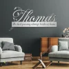 The Best Journey Always Leads Us Home Custom Metal Art, Interior Living Room Decor Metal Sign