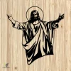 Jesus Saves Metal Wall Art, Jesus Christ, God Inner Wall Decor For Christmas Metal Sign