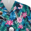 Tropical Barber Hawaiian Shirt, Vintage Reyn Spooner, Aloha Shirt For Mens, Womens