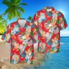 Vintage Red Baker Hawaii Shirt, Cake Tropical Shirt, Aloha Shirt For Mens, Womens