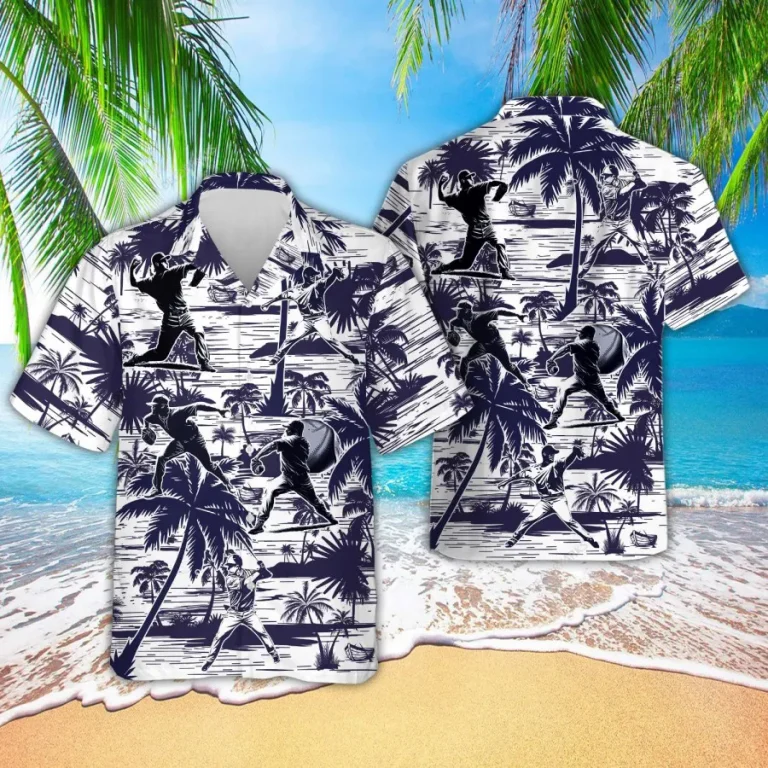 Baseball Hawaiian Shirt For Men Women, Baseball Summer Beach Shirt, Tropical Palm Tree Aloha Shirts, Baseball Lover Button Down Short Sleeve Shirts