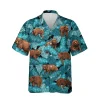 Grizzly Bear Hawaiian Shirt, 3d Beach Shirt, Aloha Shirt For Mens, Womens