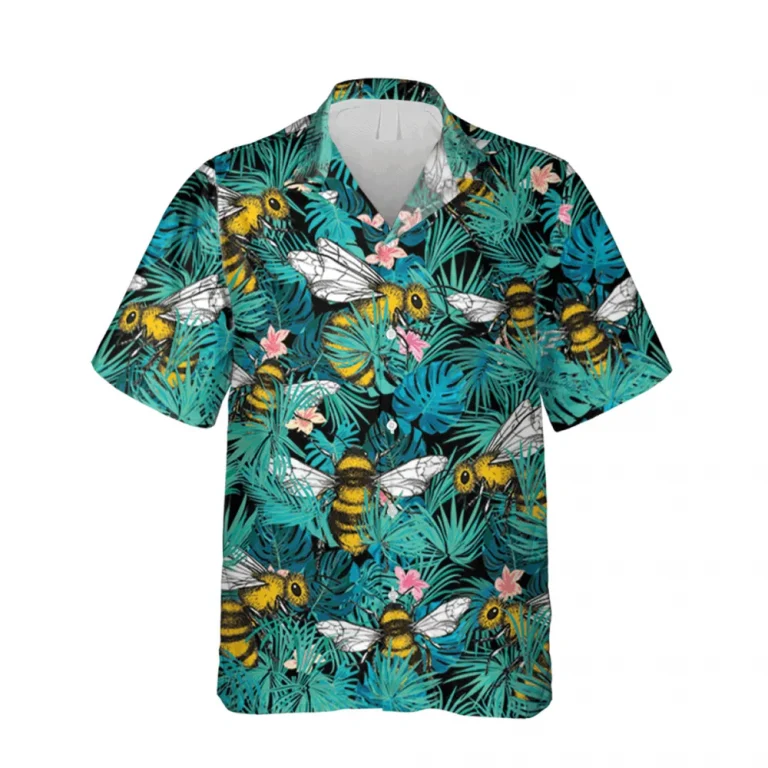 Honey Bee Hawaiian Shirt, 3d T-shirt, Aloha Shirt For Mens, Womens