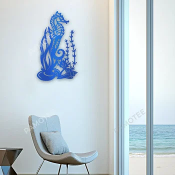 Seahorse Metal Sign, Seahorse Mother's Day Gift