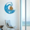 Wave And Ship Metal Art, Wave And Ship Gift For Him