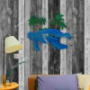Island On The Back Of Turtle Metal Sign, Beach House Decoration Ideas