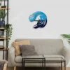 Surfing Man Metal Art, Surfing Man Beach Stainless Decoration