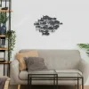 School Of Fish Metal Sign Monogram, Beach House Accent