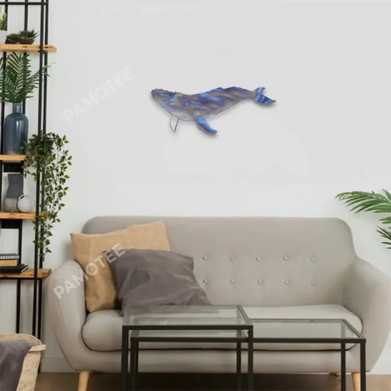 Humpback Whale Metal Sign, Humpback Whale Exterior Dad Gift