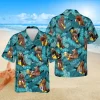 Drinking Bear Hawaiian Shirt, Tropical Shirt For Him, Aloha Shirt For Mens, Womens