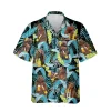 Drunk Bear Hawaii Shirt, Camping Summer Shirt, Aloha Shirt For Mens, Womens