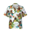 Bear Drinking Beer Hawaiian Shirt, Campsite Outfit, Aloha Shirt For Mens, Womens