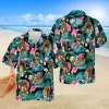 Drunk Bear Hibicus Flowers Hawaiian Shirt, Brewery Summer Outfit, Aloha Shirt For Mens, Womens