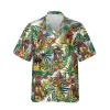 Tropical Bear Drinks Beer Hawaiian Shirt, Gift For Camping Lovers, Aloha Shirt For Mens, Womens