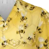 Honey Bee Yellow Hawaii Shirt, Gift For Her, Aloha Shirt For Mens, Womens