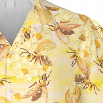 Honeycomb Hawaii T-shirt, Summer Shirt For Her, Aloha Shirt For Mens, Womens
