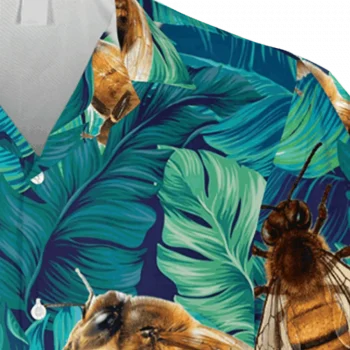 Bee Green Hawaii Shirt, Funny Summer Clothing, Aloha Shirt For Mens, Womens