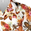 Red And White Bee Hawaiian Shirt, Gift For Beekeeper, Aloha Shirt For Mens, Womens
