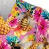 Bee, Fruits And Plants Pink Hawaiian Shirt, Gift For Beekeeper, Aloha Shirt For Mens, Womens