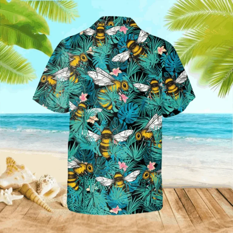 Honey Bee Hawaiian Shirt, 3d T-shirt, Aloha Shirt For Mens, Womens