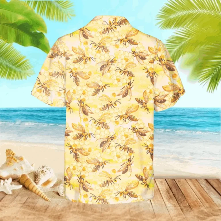 Honeycomb Hawaii T-shirt, Summer Shirt For Her, Aloha Shirt For Mens, Womens