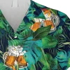 Beer Cups Green Hawaii Shirt, Brewery Apparel, Aloha Shirt For Mens, Womens