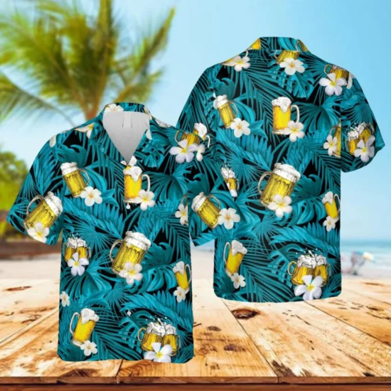 Beer Tropical Hawaii Shirt, Brewry, Tap Clothing For Him, Aloha Shirt For Mens, Womens