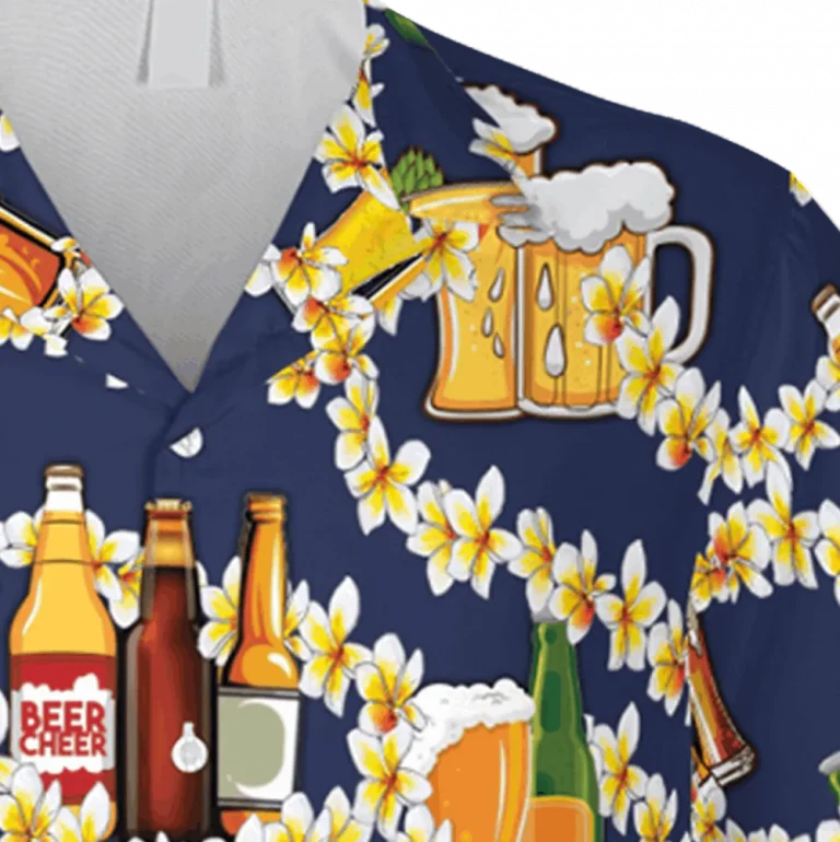 Funny Beer Hawaiian Shirt, Beer Garden Clothing, Aloha Shirt For Mens, Womens