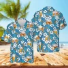 Beer And Flowers Blue Hawaii Shirt, Man Cave T-shirt, Aloha Shirt For Mens, Womens