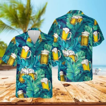 Beer Summer Hawaiian Shirt, Tap Clothing, Aloha Shirt For Mens, Womens