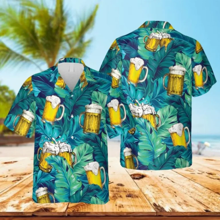 Beer Summer Hawaiian Shirt, Tap Clothing, Aloha Shirt For Mens, Womens