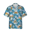 Beer And Flowers Blue Hawaii Shirt, Man Cave T-shirt, Aloha Shirt For Mens, Womens