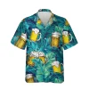 Beer Summer Hawaiian Shirt, Tap Clothing, Aloha Shirt For Mens, Womens