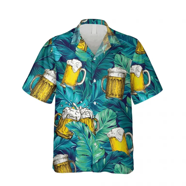 Beer Summer Hawaiian Shirt, Tap Clothing, Aloha Shirt For Mens, Womens