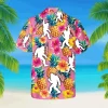 Pink Funny Bigfoot Hawaii Shirt, Father's Day Gift, Aloha Shirt For Mens, Womens