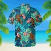 Bigfoot American Flag Hawaii Shirt, Camping Outfit, Aloha Shirt For Mens, Womens