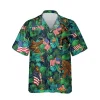 Funny Bigfoot America Hawaiian Shirt, Vintage Beach T-shirt, Aloha Shirt For Mens, Womens