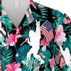 Bigfoot America Hibicus Hawaii Shirt, Patriots T-shirt, Aloha Shirt For Mens, Womens