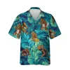 Hilarious Bigfoot Drunk Hawaiian Shirt, Aloha T-shirt, Aloha Shirt For Mens, Womens