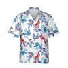 Cardinal Birds Hawaii T-shirt, Tactical Hawaiian Shirt, Aloha Shirt For Mens, Womens