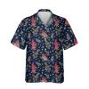 Cardinal Mistletoe Hawaii Shirt, Christmas Clothing, Aloha Shirt For Mens, Womens